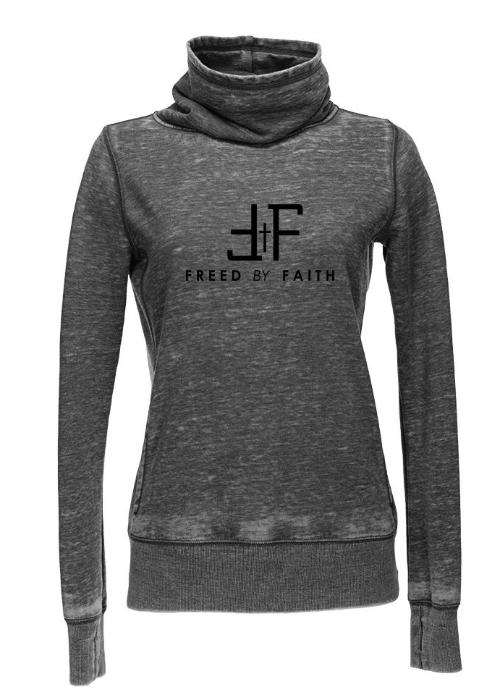 FBF - Vintage Zen Fleece Women's Cowl Neck Sweatshirt